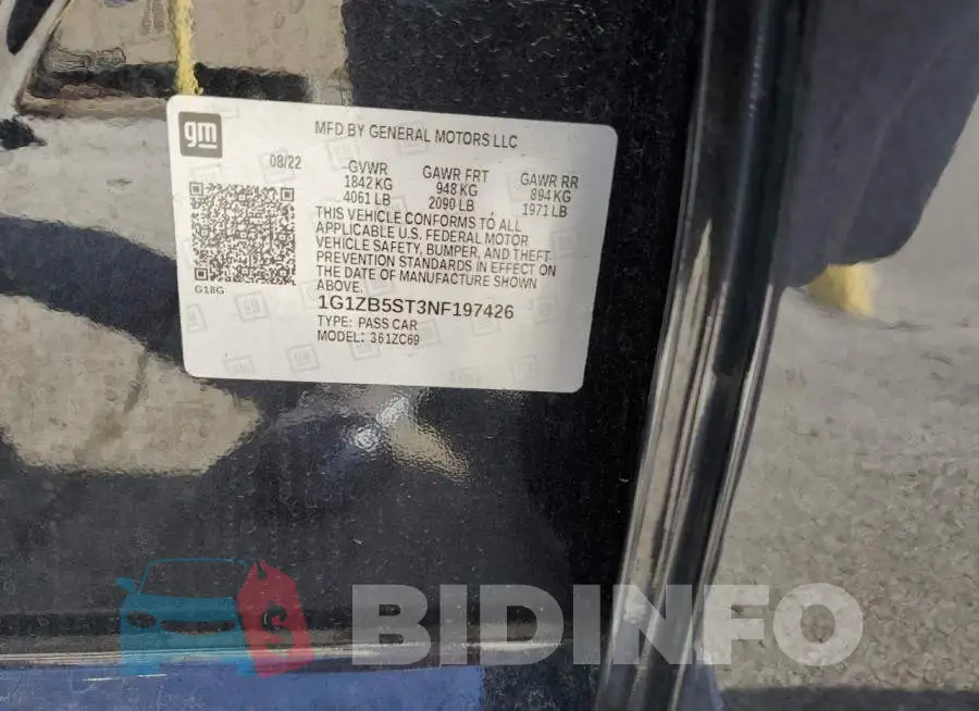 1G1ZB5ST3NF197426 Photo# 12