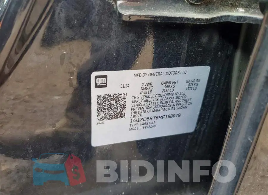 1G1ZD5ST6RF168079 Photo# 12