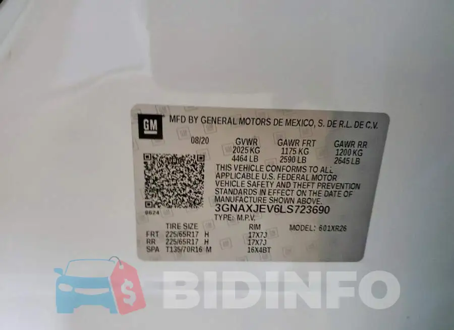3GNAXJEV6LS723690 Photo# 14