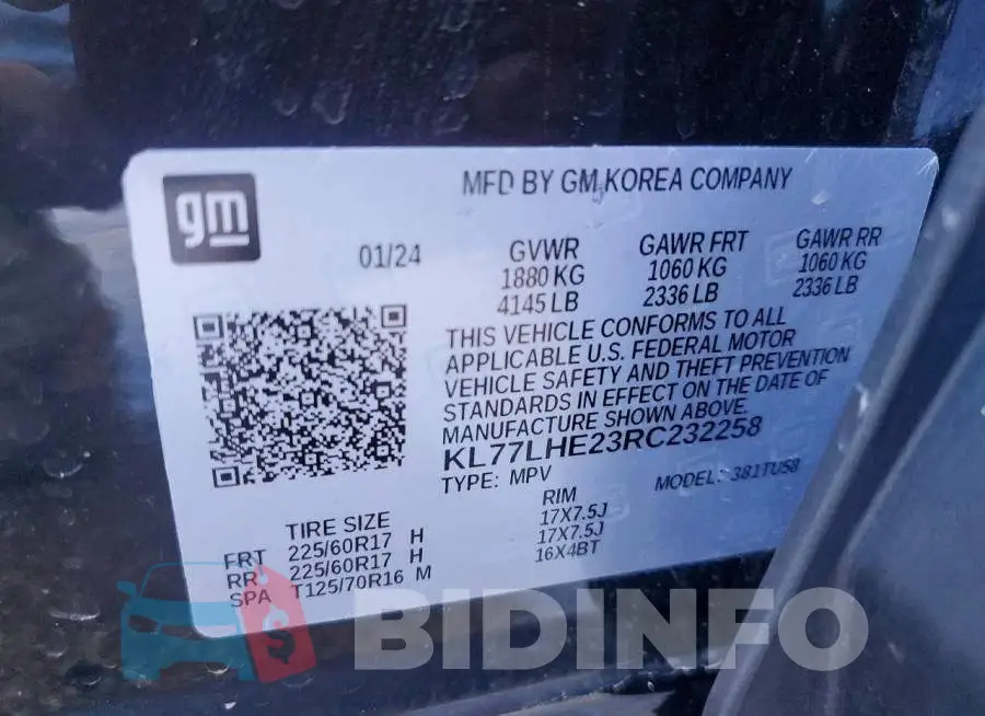 KL77LHE23RC232258 Photo# 13