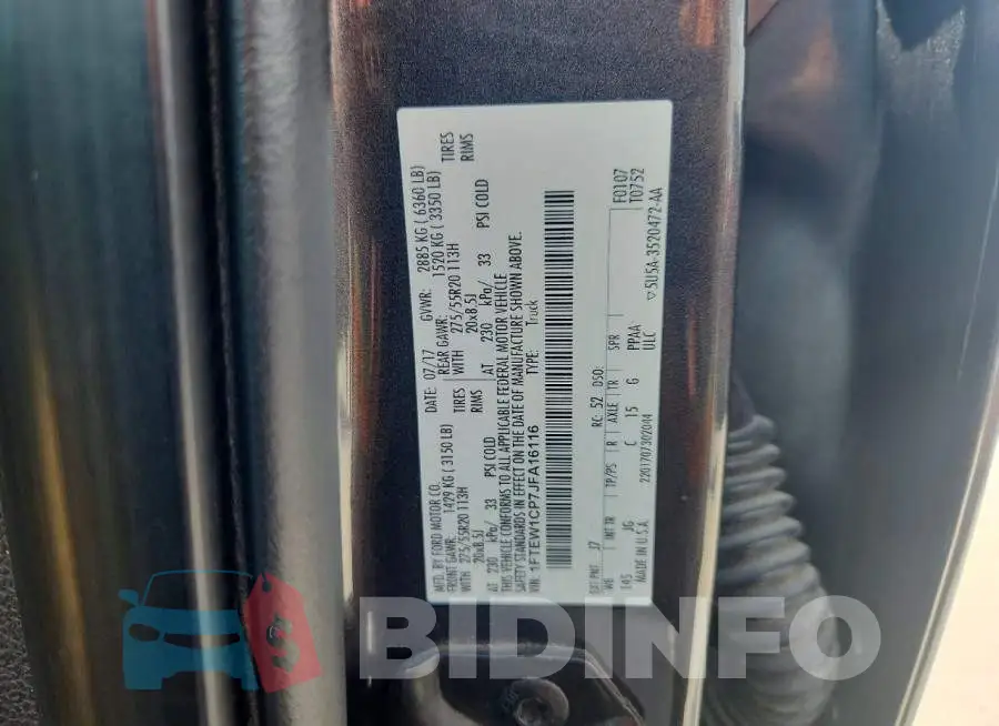 1FTEW1CP7JFA16116 Photo# 13