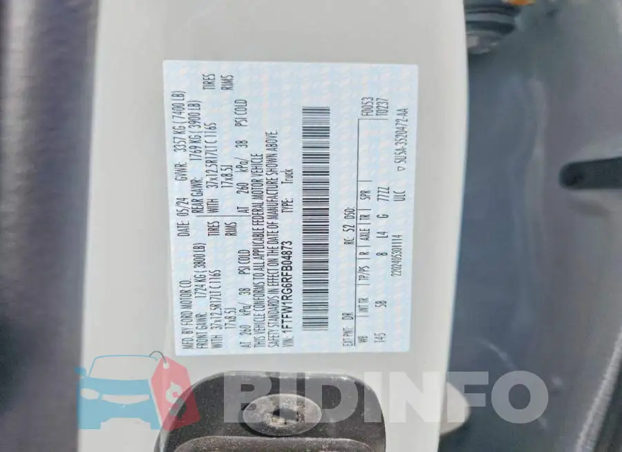1FTFW1RG6RFB04873 Photo# 12
