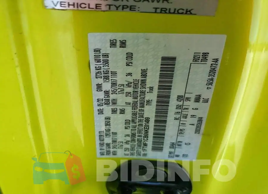 1FTMF1CB6NKE01499 Photo# 12