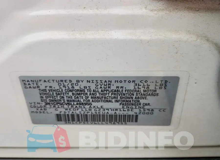 3N1CP5CV6LL498955 Photo# 14