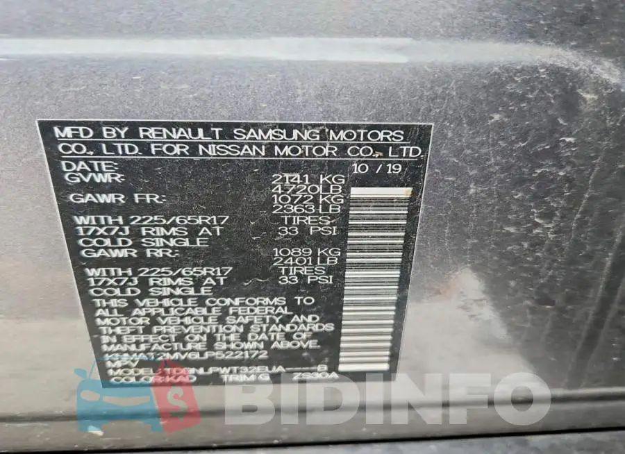 KNMAT2MV6LP522172 Photo# 13