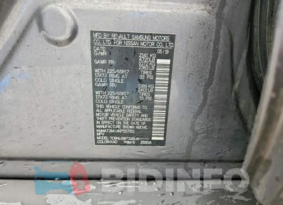 KNMAT2MVXKP557151 Photo# 13