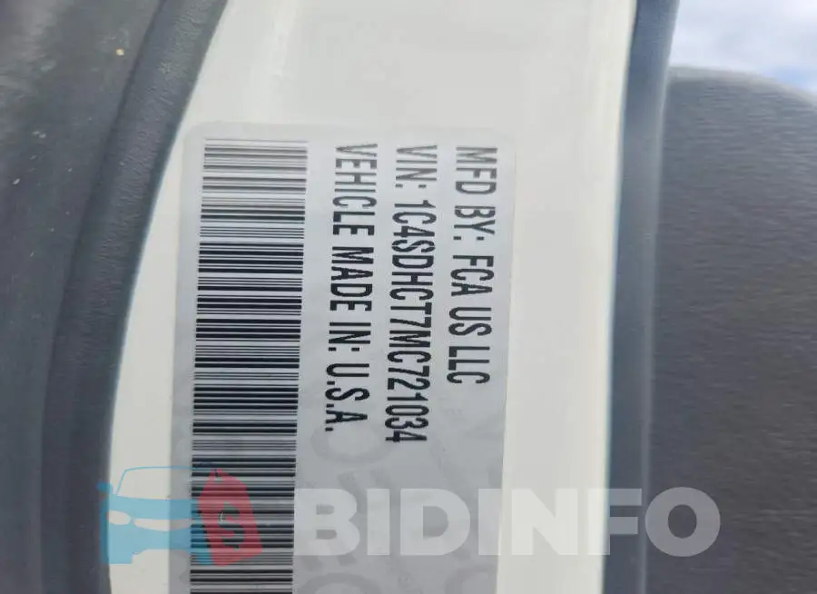 1C4SDHCT7MC721034 Photo# 14