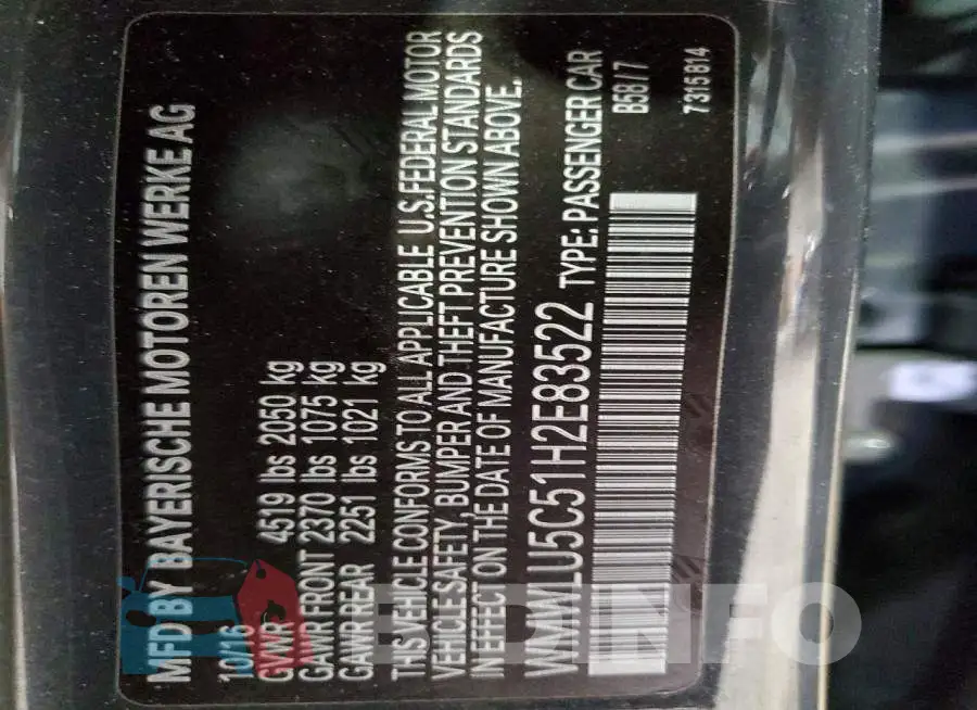 WMWLU5C51H2E83522 Photo# 13