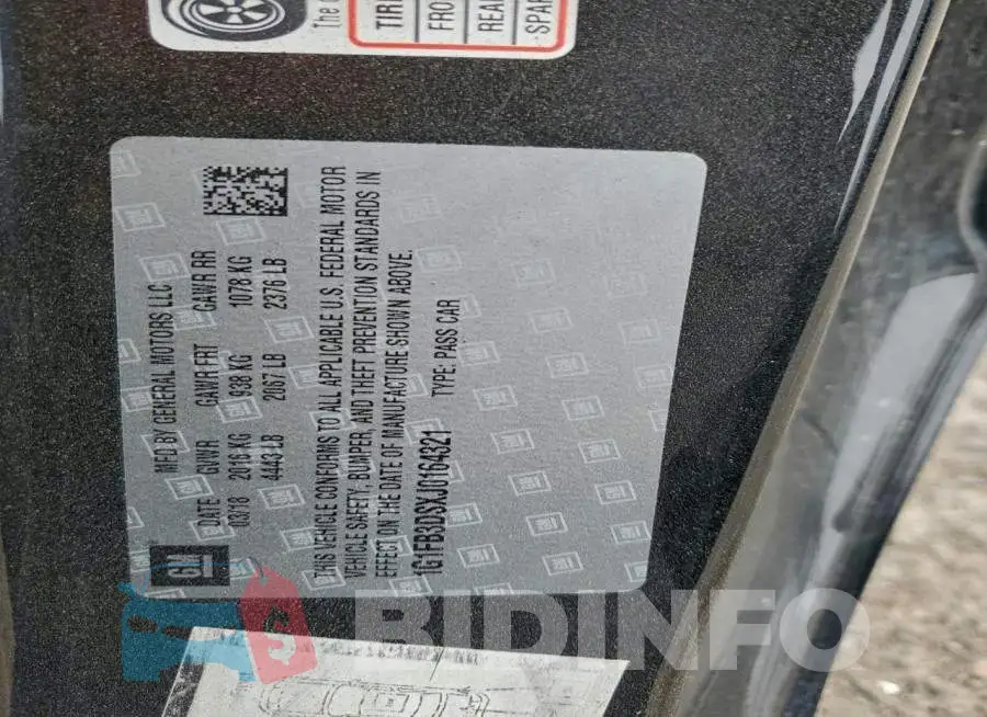 1G1FB3DSXJ0164321 Photo# 12