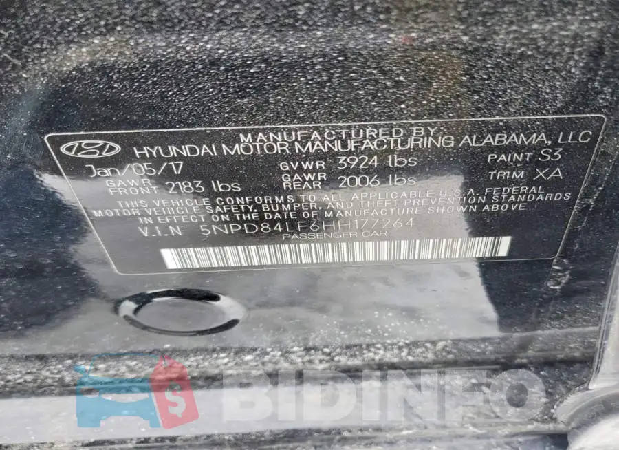 5NPD84LF6HH177264 Photo# 12