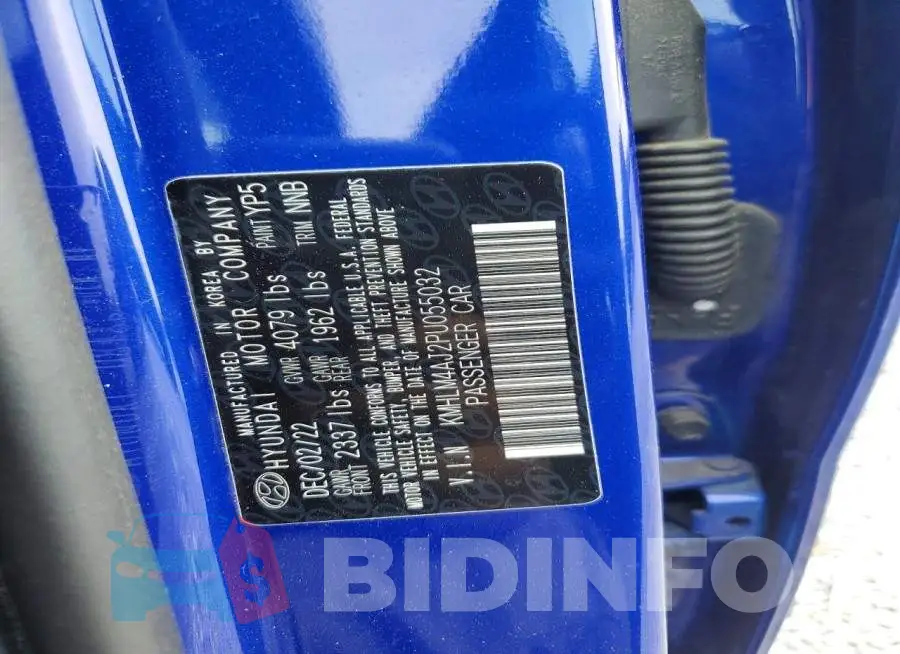 KMHLM4AJ2PU055032 Photo# 12