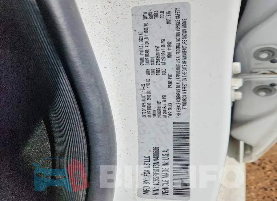 1C6SRFMT3NN480686 Photo# 12