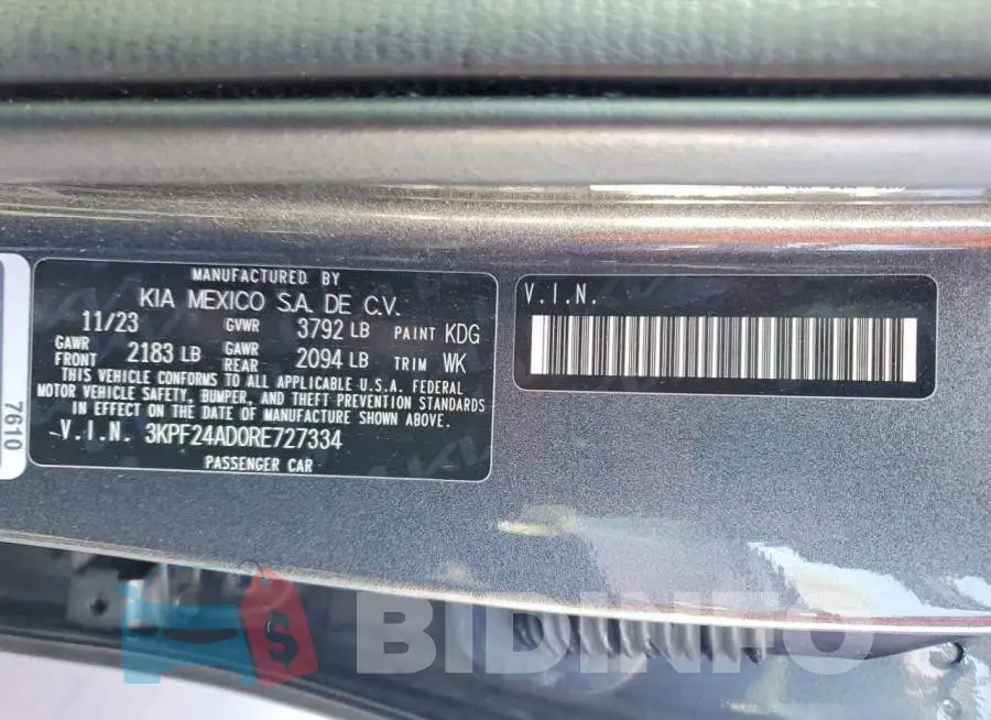 3KPF24AD0RE727334 Photo# 12