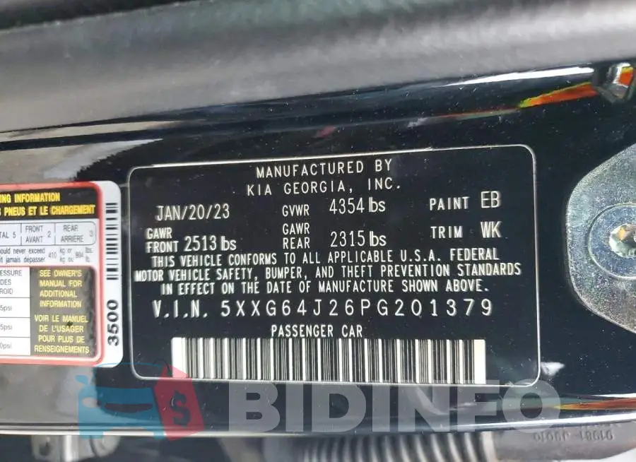 5XXG64J26PG201379 Photo# 13