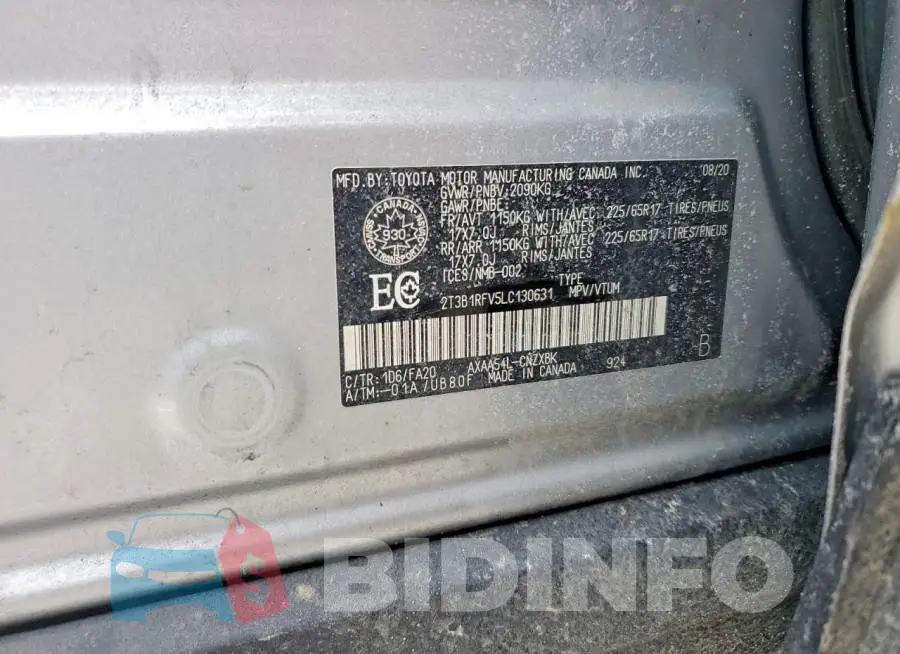 2T3B1RFV5LC130631 Photo# 13
