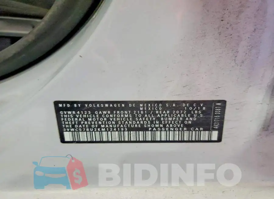 3VWC57BU2KM124193 Photo# 12