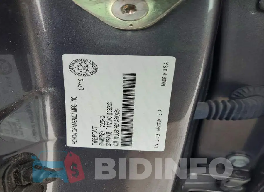 19UUB1F62LA800456 Photo# 12