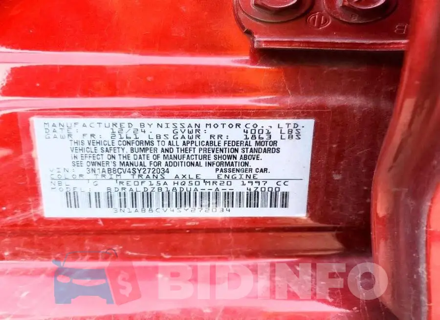 3N1AB8CV4SY272034 Photo# 13