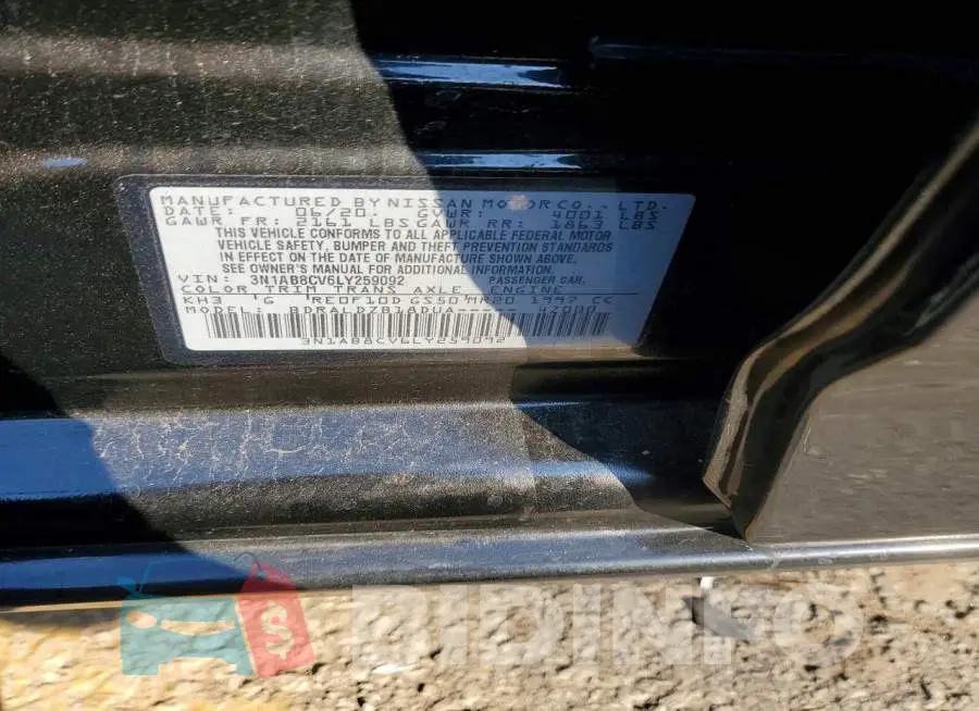 3N1AB8CV6LY259092 Photo# 13