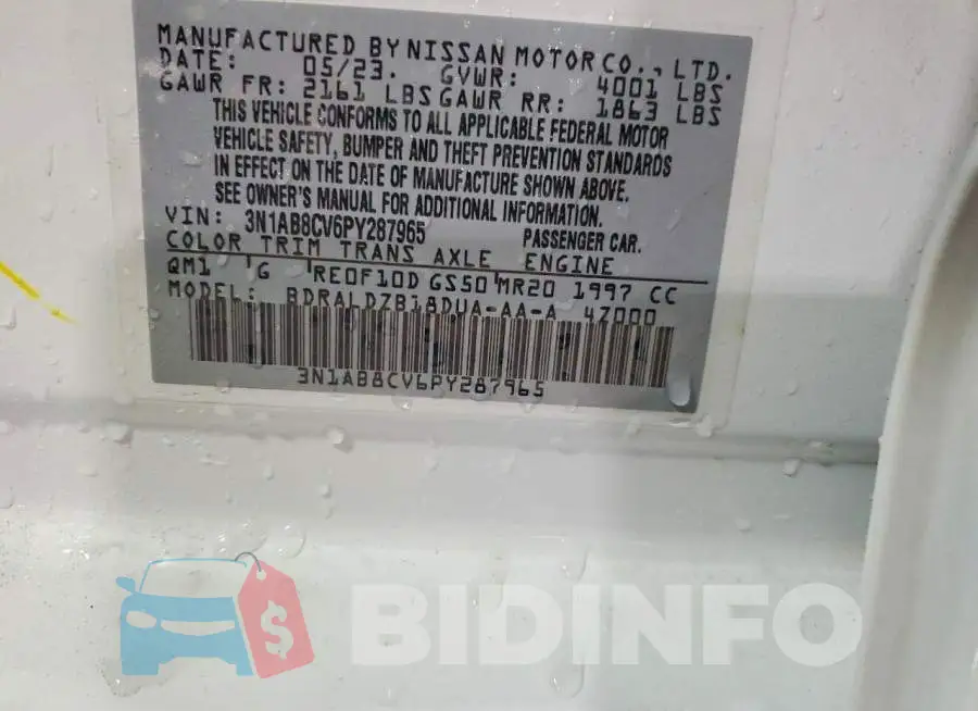 3N1AB8CV6PY287965 Photo# 13