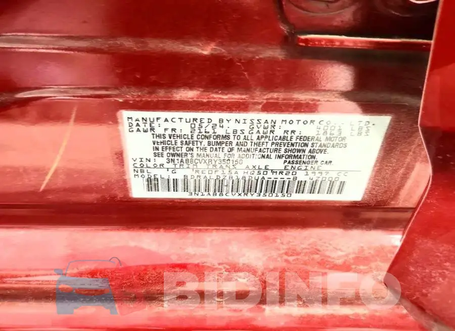 3N1AB8CVXRY350150 Photo# 12