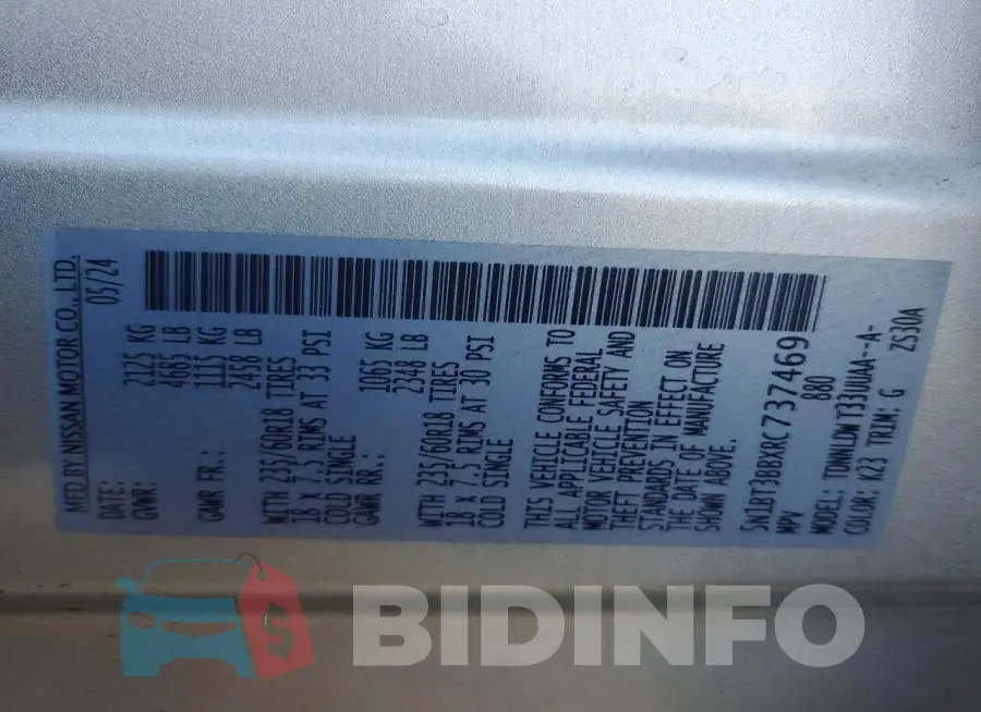 5N1BT3BBXRC737469 Photo# 14