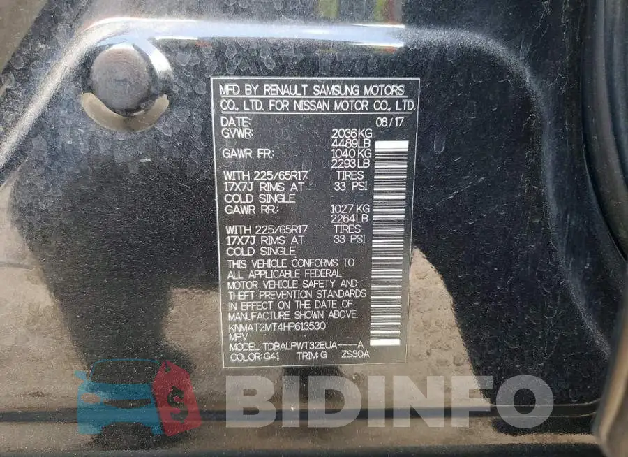 KNMAT2MT4HP613530 Photo# 13