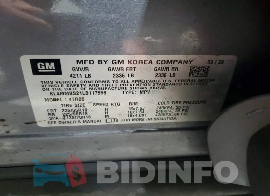 KL4MMBS21LB117556 Photo# 13