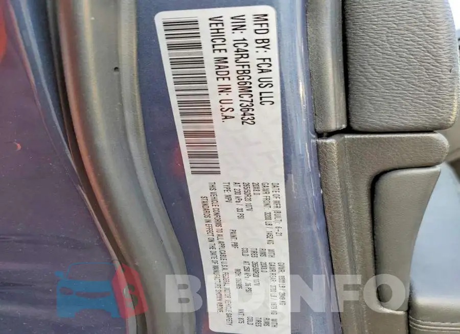 1C4RJFBG6MC736432 Photo# 13