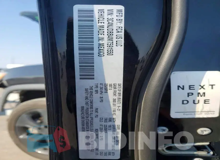 3C4NJDBB4MT591550 Photo# 13