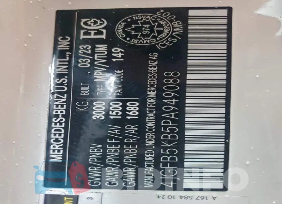 4JGFB5KB5PA949088 Photo# 14