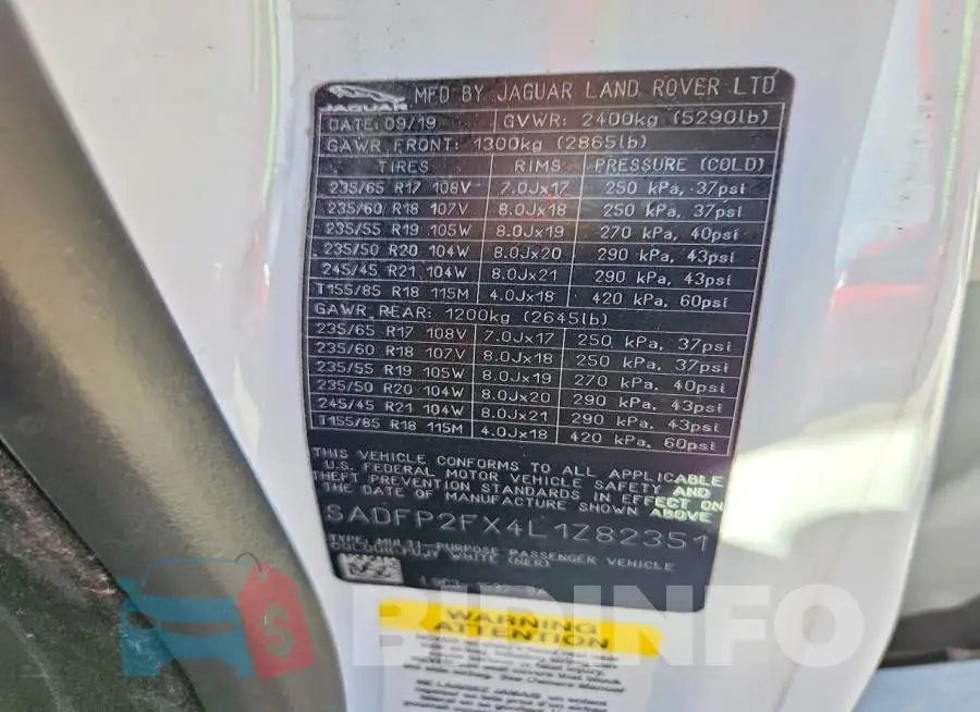 SADFP2FX4L1Z82351 Photo# 14