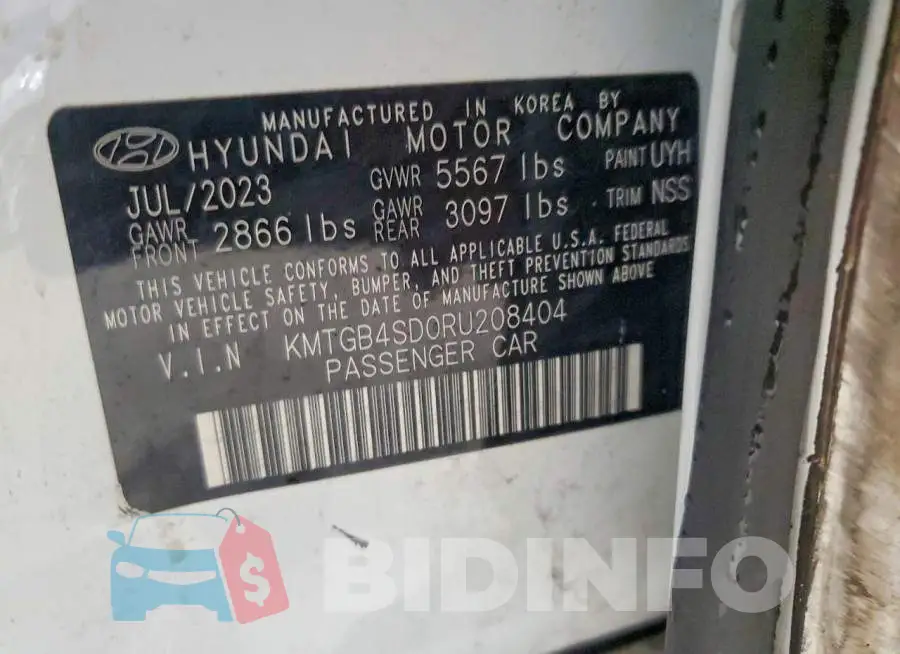 KMTGB4SD0RU208404 Photo# 12