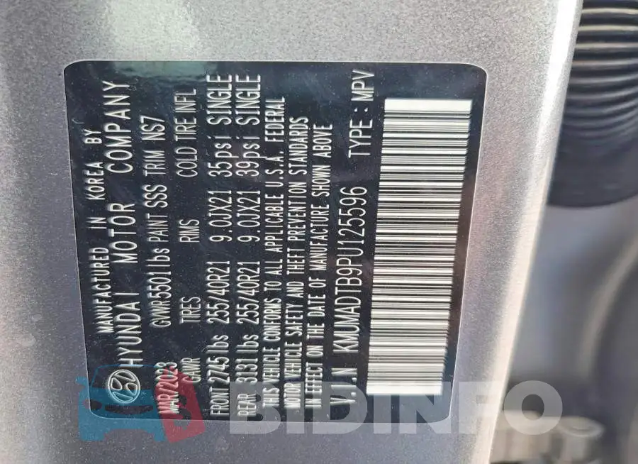 KMUMADTB9PU125596 Photo# 13
