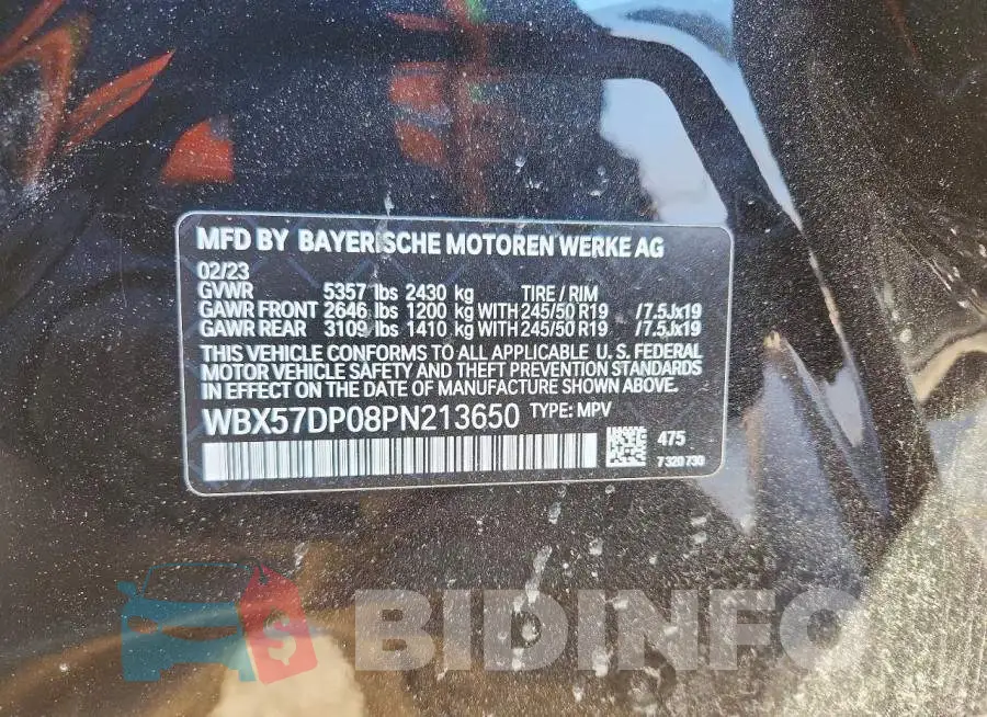 WBX57DP08PN213650 Photo# 12