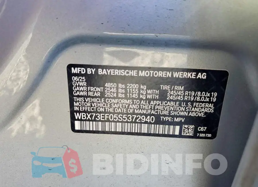 WBX73EF05S5372940 Photo# 13