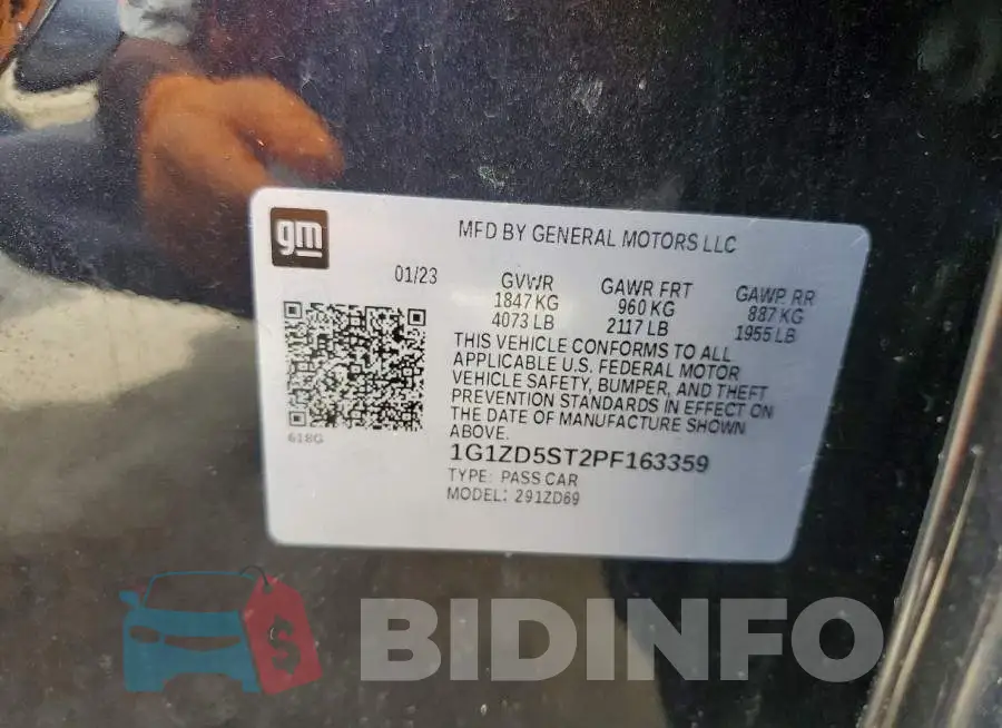 1G1ZD5ST2PF163359 Photo# 12