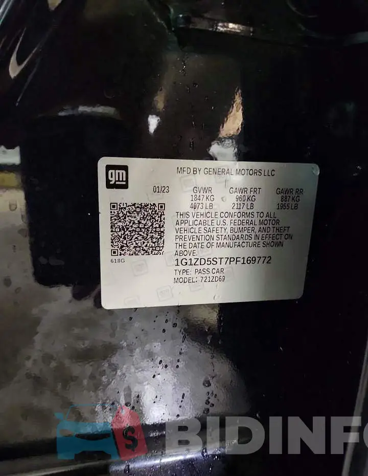 1G1ZD5ST7PF169772 Photo# 12