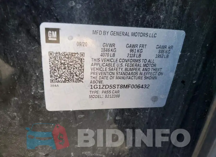 1G1ZD5ST8MF006432 Photo# 12
