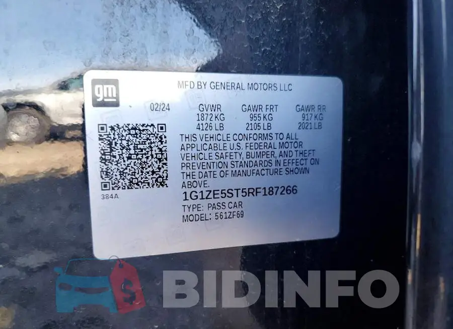 1G1ZE5ST5RF187266 Photo# 12