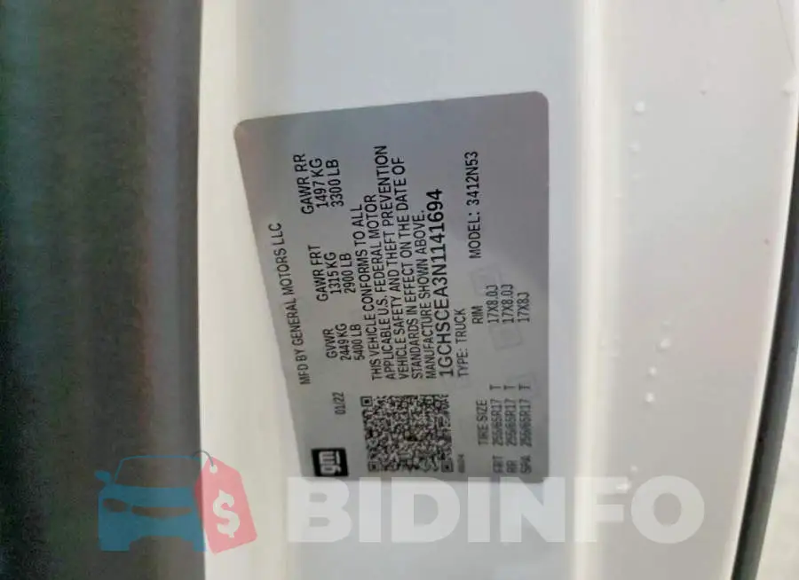 1GCHSCEA3N1141694 Photo# 12