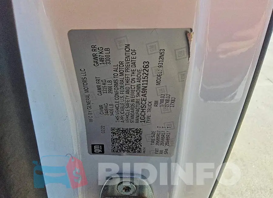 1GCHSCEA9N1152263 Photo# 12