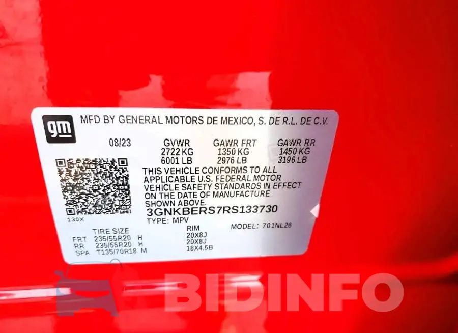 3GNKBERS7RS133730 Photo# 13