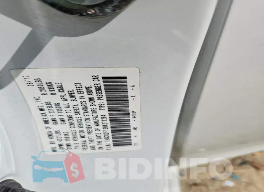 1HGCR2F13HA271284 Photo# 12