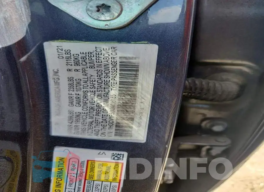 1HGCV1F58MA036155 Photo# 12