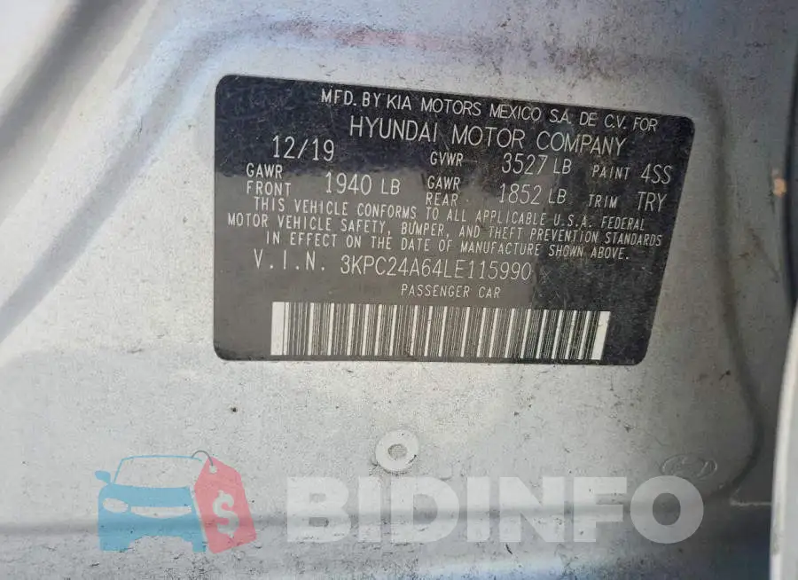 3KPC24A64LE115990 Photo# 12