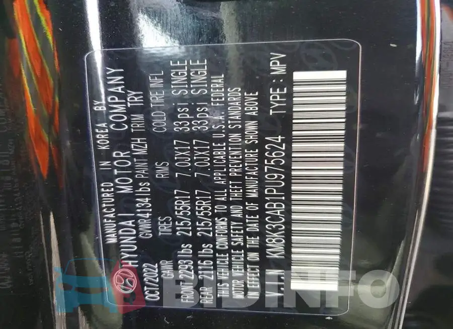 KM8K3CAB1PU975624 Photo# 12