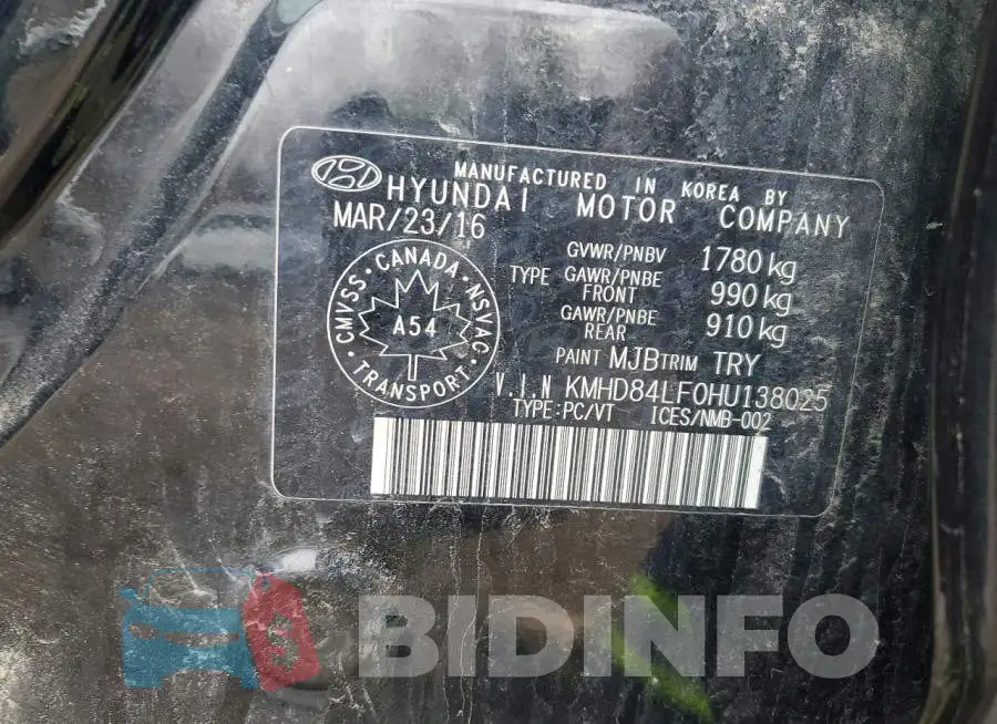 KMHD84LF0HU138025 Photo# 12