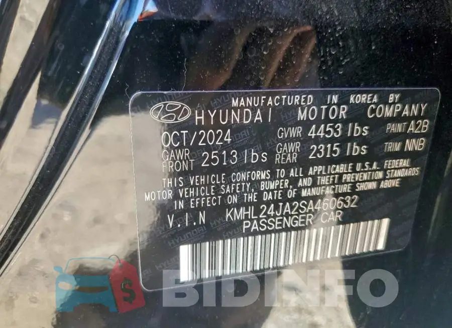 KMHL24JA2SA460632 Photo# 13