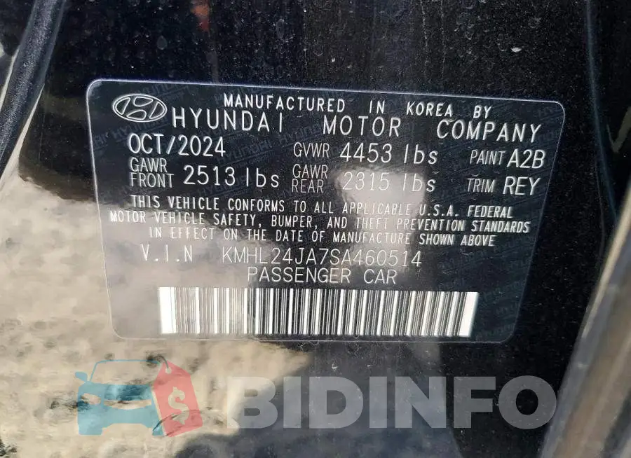 KMHL24JA7SA460514 Photo# 12